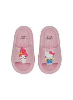 UrbanHaul UrbanHaul Girls Sanrio Hellokitty & Frnds Print Slip on Sliders For Kids Suitable for Daily Use :- Pink  - Image 3