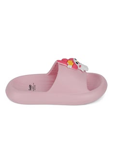 UrbanHaul UrbanHaul Girls Sanrio Hellokitty & Frnds Print Slip on Sliders For Kids Suitable for Daily Use :- Pink  - Image 4