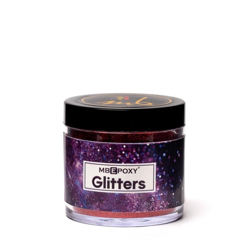 MBEPOXY Epoxy Resin Art Resin Glitter Brilliant Color Shake Easy to Use Non Toxic High Gloss Intense Shine Art Glitter are Perfect for Resin Artwork Epoxy Glitters Set G Red Pack of 4