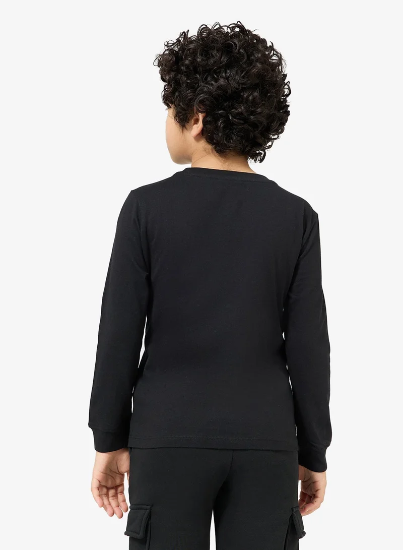 LACOSTE Kids Logo Crew Neck T-Shirt