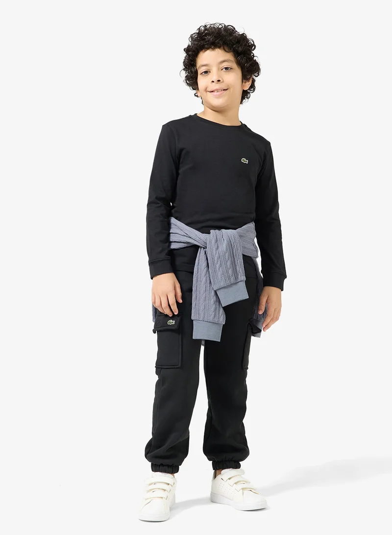 LACOSTE Kids Logo Crew Neck T-Shirt