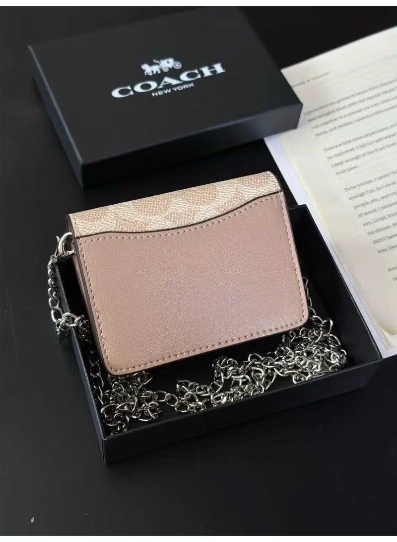 كوتش اوت ليت حقيبة يد/محفظة صغيرة مع سلسلة - Image 2