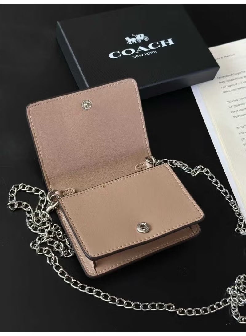 كوتش اوت ليت حقيبة يد/محفظة صغيرة مع سلسلة - Image 3