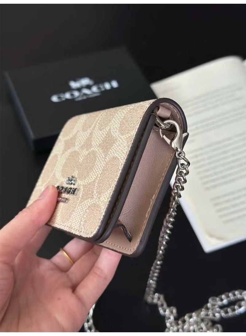 كوتش اوت ليت حقيبة يد/محفظة صغيرة مع سلسلة - Image 5