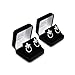 Mooca Mooca 2 Pcs Premium Soft Short-Nap Velveteen Covers The Metal Box, Earring/Pendant Box, Jewelry Gift Box,  - Image 2