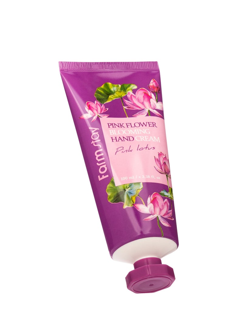 Farm Stay Pink Flower Pink Lotus Hand Cream 100ml  - Image 5