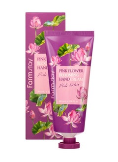 Farm Stay Pink Flower Pink Lotus Hand Cream 100ml  - Image 4