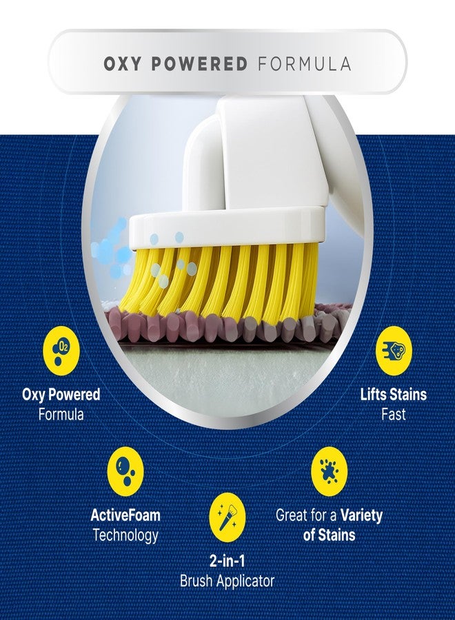 CARBONA منظف السجاد كاربونا مع فرشاة | رغوة مدعومة بالأكسجين لإزالة البقع | 13.5 أونصة سائلة - Image 3
