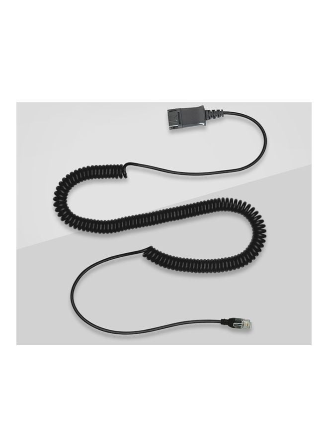 Stretchable Headset Cable Black - Image 2