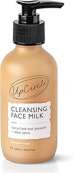 UpCircle Cleansing Face Milk with Aloe Vera Oat Powder 120ml Cleansing Repairing Nourishing Skin Vegan CrueltyFree - Image 1