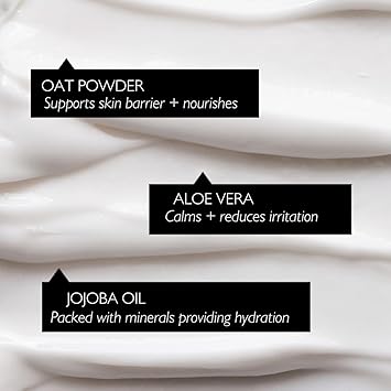 UpCircle Cleansing Face Milk with Aloe Vera Oat Powder 120ml Cleansing Repairing Nourishing Skin Vegan CrueltyFree - Image 4