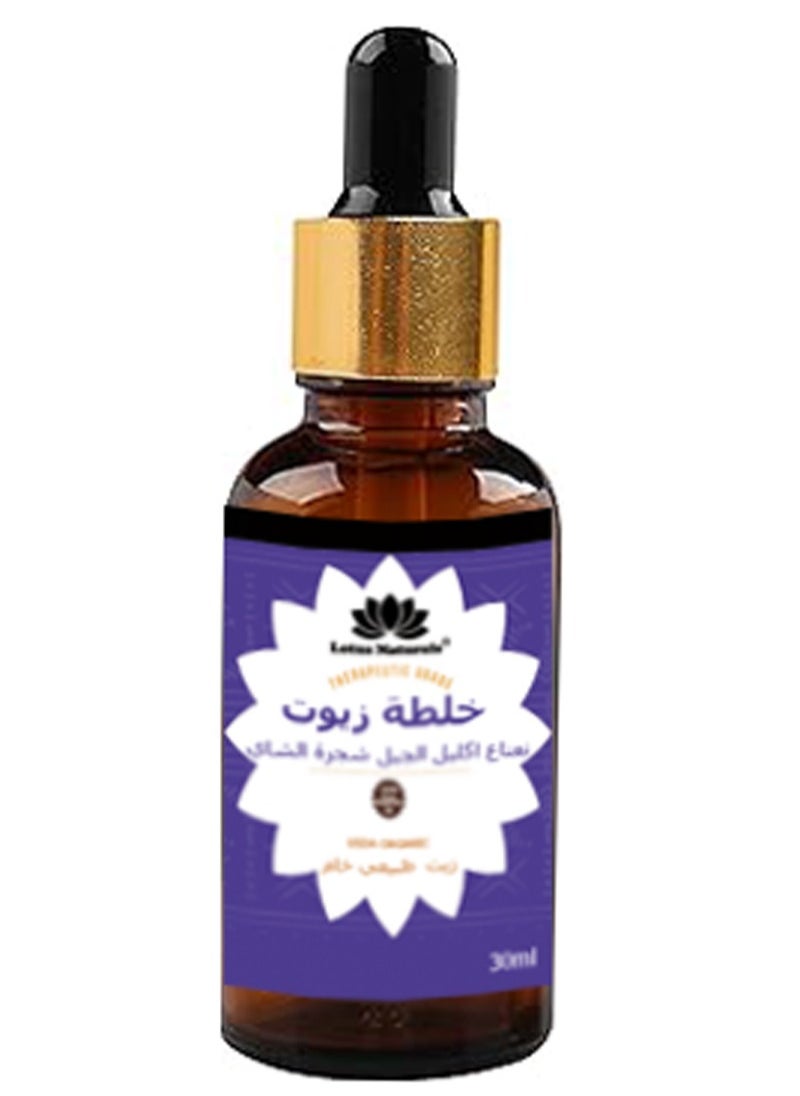 Lotus Mixed Essential Oil Peppermint Rosemary Tea Tree, Therapeutic Grade, 100% Pure Natural Undiluted For Soap, Candle, Body Butter 
