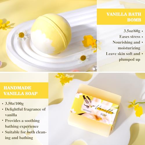 LUCOTIYA Birthday Gifts for Woman, Relaxing Spa Gift Baskets for Woman, Bath and Body Gift Set, Self Care Gifts Mothers Day Basket for Women Mom Her Friends Sister Wife Girlfriend Coworker Nurse - Image 4