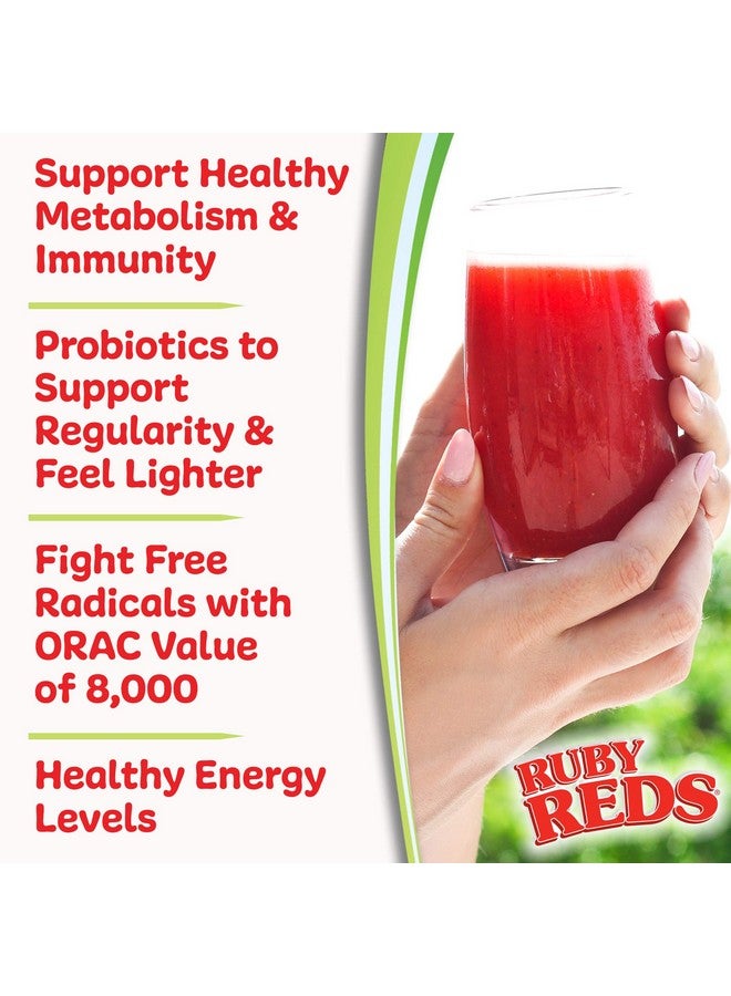 نيو فايتالتي روبي ريدز | مسحوق ريدز اللذيذ مكمل غذائي من الفواكه والخضروات يحتوي على فيتامينات ومعادن وإنزيمات وأعشاب ومغذيات وبروبيوتيك قوية لصحة عامة 11 أونصة (30 وجبة) - Image 5