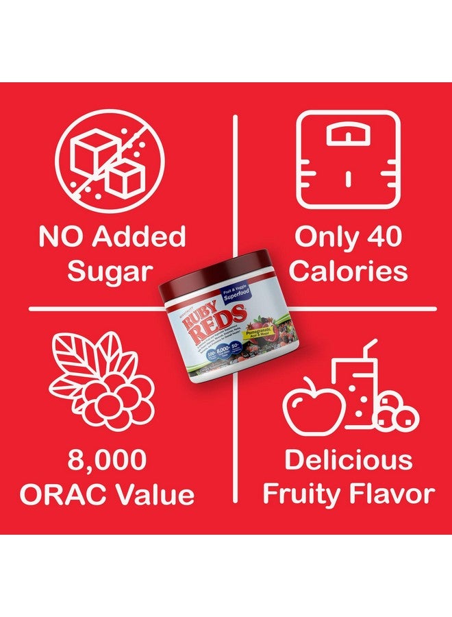 نيو فايتالتي روبي ريدز | مسحوق ريدز اللذيذ مكمل غذائي من الفواكه والخضروات يحتوي على فيتامينات ومعادن وإنزيمات وأعشاب ومغذيات وبروبيوتيك قوية لصحة عامة 11 أونصة (30 وجبة) - Image 3