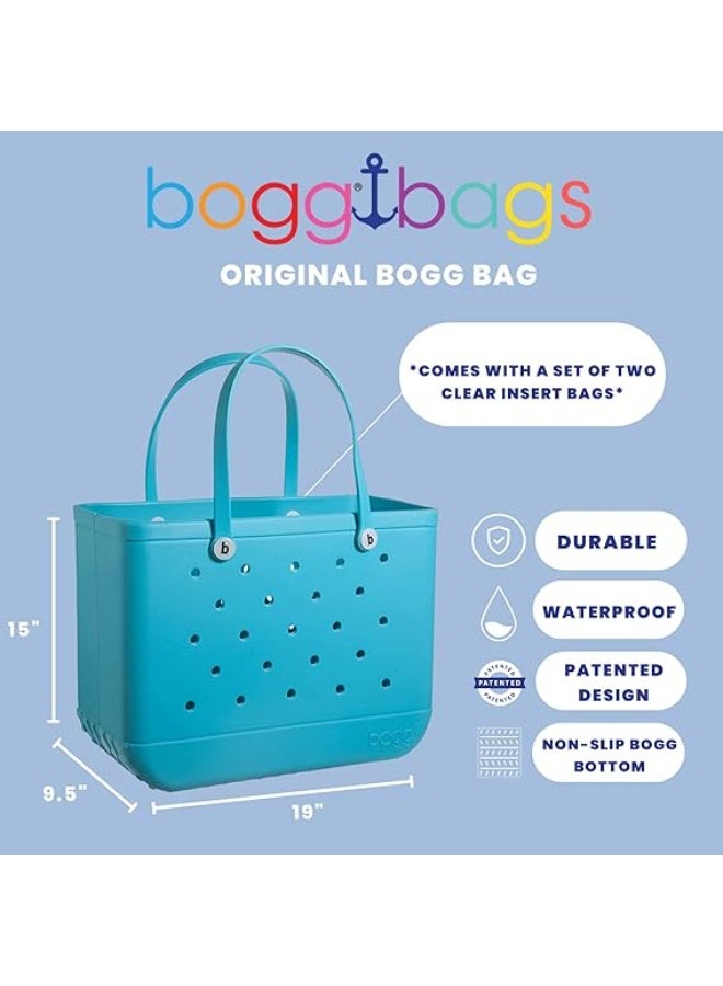 BOGG BAG REYINL BOGG BAG - Original, Large Tote - 19in L x 9in W x 14in H - Beach, Pool, Boat, Sports - Lightweight, Washable, Durable - Image 2