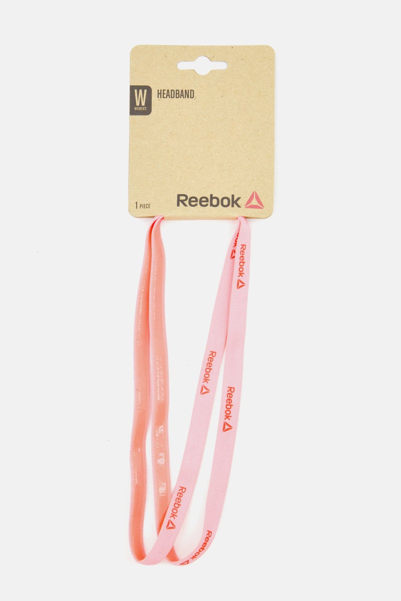 Reebok رباط رأس رياضي للنساء، مجموعة وردية - Image 1