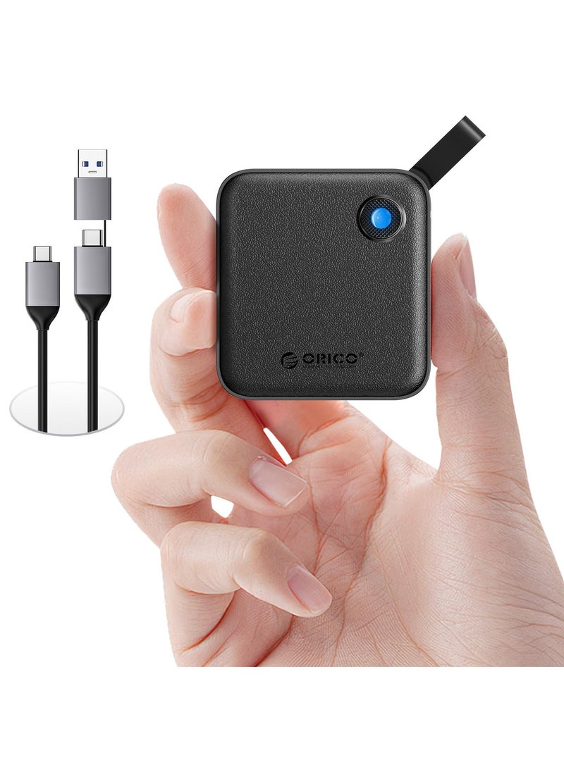 Orico ORICO Portable SSD 4TB with 2 in 1 USB C Cable, External Solid State Drives, Up to 560MB/s, Status Indicator, Reliable Storage for USB-C Smartphone, Tablet, PC - B5PLUS  - Image 1