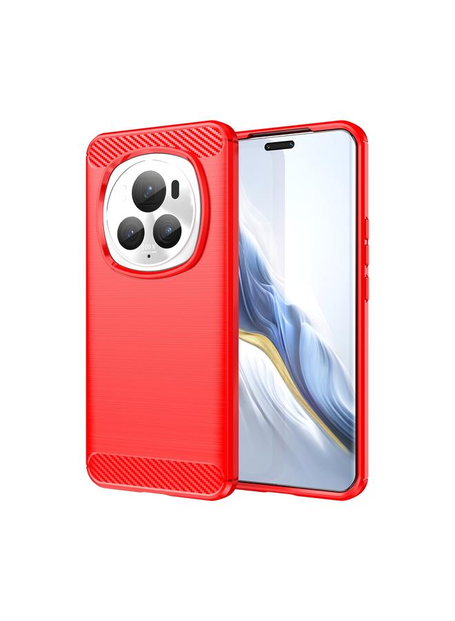 S-TOP Case For Honor Magic 6 Pro Carbon Fiber Brushed Texture TPU Phone Case - Image 1