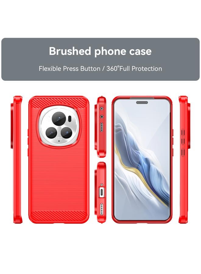 S-TOP Case For Honor Magic 6 Pro Carbon Fiber Brushed Texture TPU Phone Case - Image 2