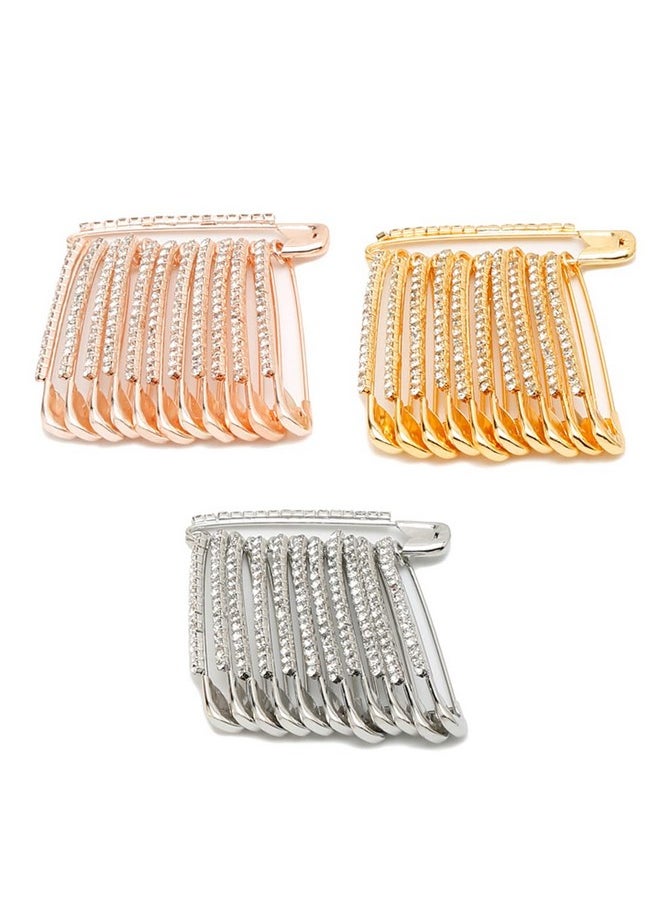 YouBella - YouBella Jewellery Combo of 36 Saree Pins for Girls and Women (Multi) (YB_Brooch_141) - Image 1