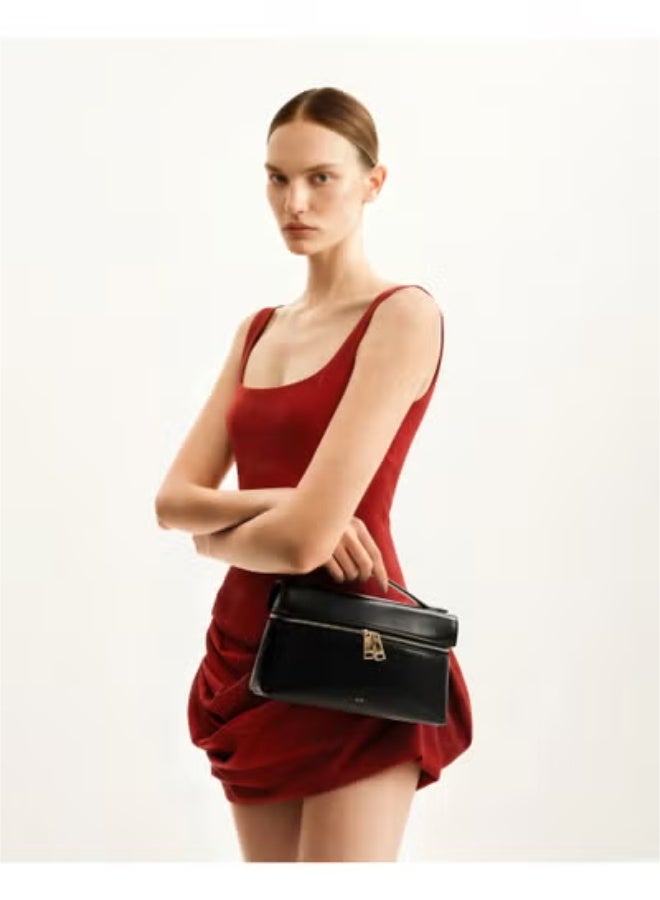 JW PEI Thea Tote Elegant temperament box hand-held commuting fashionable handbag（... - Image 3