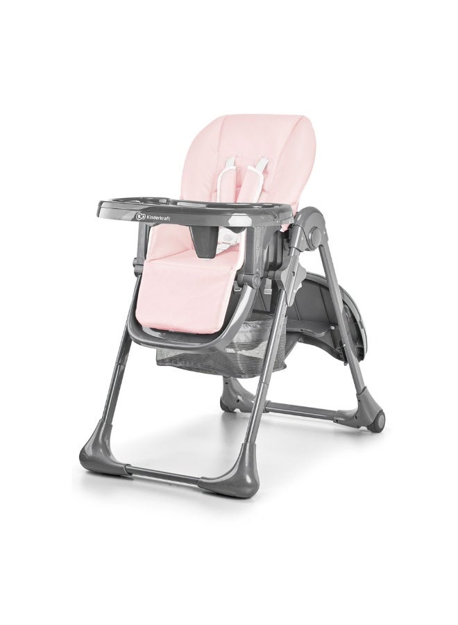 Kinderkraft - Baby High Tastee Chair Rose - 20891 - Image 1