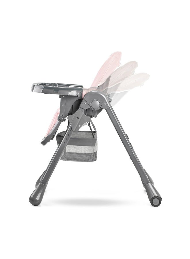 Kinderkraft - Baby High Tastee Chair Rose - 20891 - Image 2