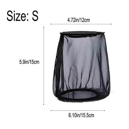 TCMI Air Filter Cover for Car Cold Air Intake Filter Cover Wrap Dustproof, Air Intake Filter Sock Cover for Harley Touring, Universal for High Flow Air Intake Filters (S) - Image 4