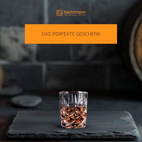 Nachtmann Noblesse Collection - Set of 4 Premium Crystal Clear Shot Glasses, 2-Ounce Capacity - Perfect for Whiskey, Tequila, Vodka - Dishwasher Safe - Image 5