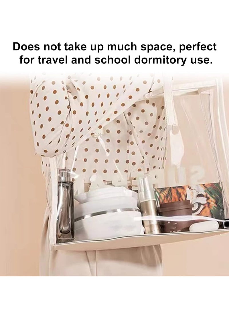 Travel Foldable Silicon Water Heater Jug Collapsible Mini Portable Electric Kettle (White) - Image 5