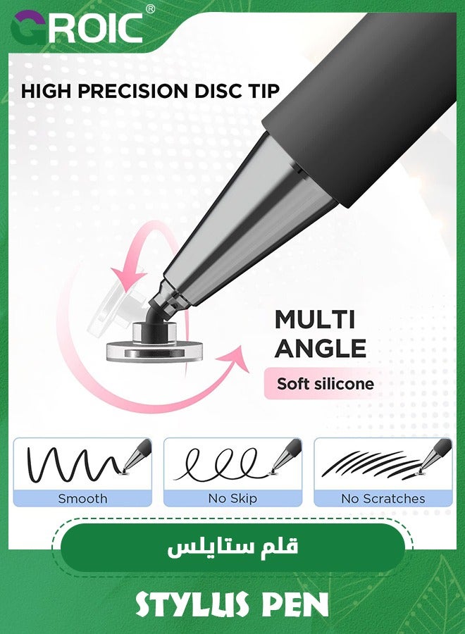 GROIC 2 in 1 Stylus Pens for Touchscreens, High Sensitivity & Precision Capacitive Fingertip Stylus for iPad iPhone Apple Smartphone PC Tablets All Universal Touchscreen Devices  - Image 5