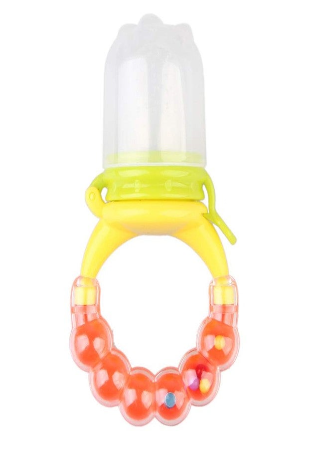 Futaba Baby Teething Pacifier with Bell - Orange - Large - Image 1