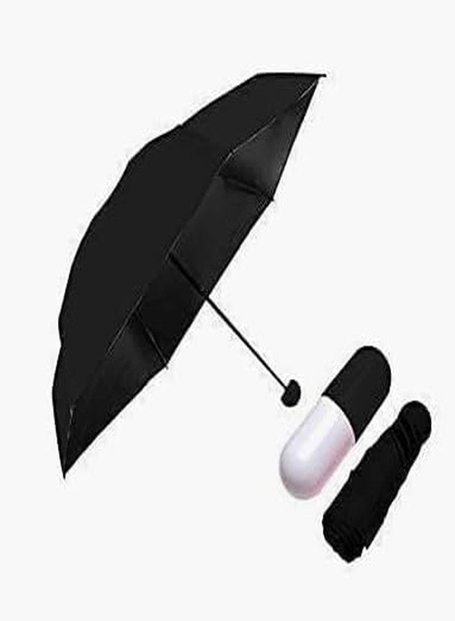 Packcy Nylon Capsule Shape Umbrella - Mini Foldable Cute Small for Men & Women | Ultra-Portable Lightweight Travel Compact Pocket Design, UV Rain Protection - Image 3