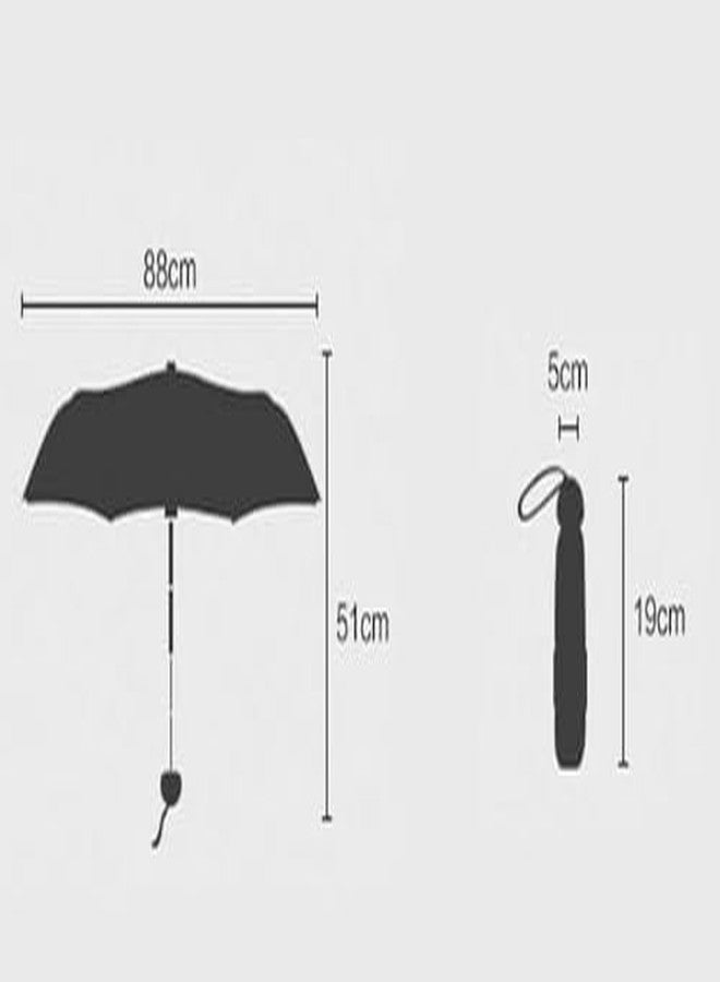 Packcy Nylon Capsule Shape Umbrella - Mini Foldable Cute Small for Men & Women | Ultra-Portable Lightweight Travel Compact Pocket Design, UV Rain Protection - Image 5