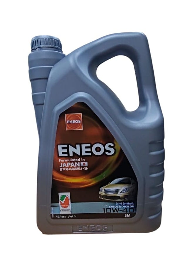 Oil ENEOS 10W40 SEMI-SYNTHETIC OIL-SM-4-4Ltr, EMA12010004 