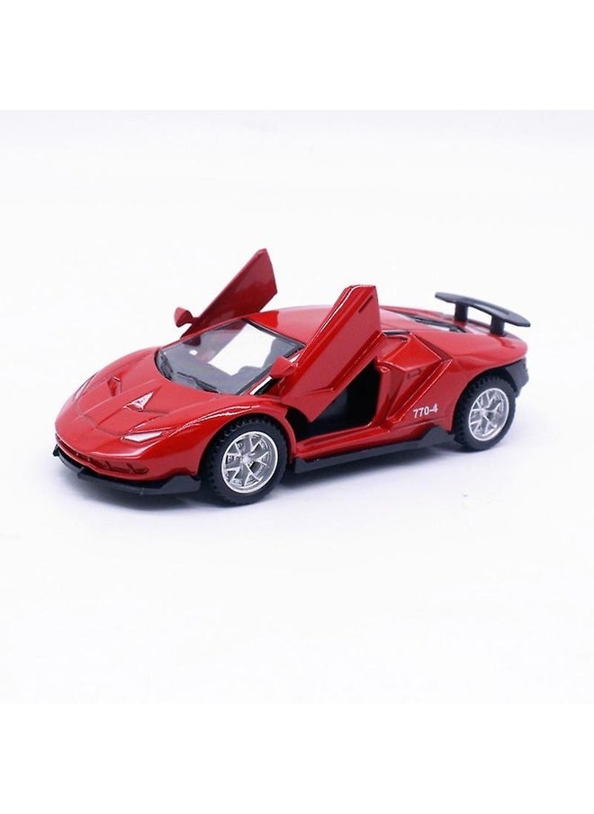 Toy Box - Alloy Sports Car Toy Super Sports Car Sliding Door Retractable Car Structure Model Children's Toy Boy's Gift - Image 1