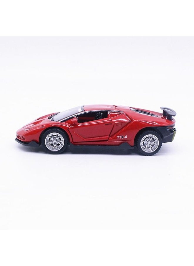 Toy Box - Alloy Sports Car Toy Super Sports Car Sliding Door Retractable Car Structure Model Children's Toy Boy's Gift - Image 1