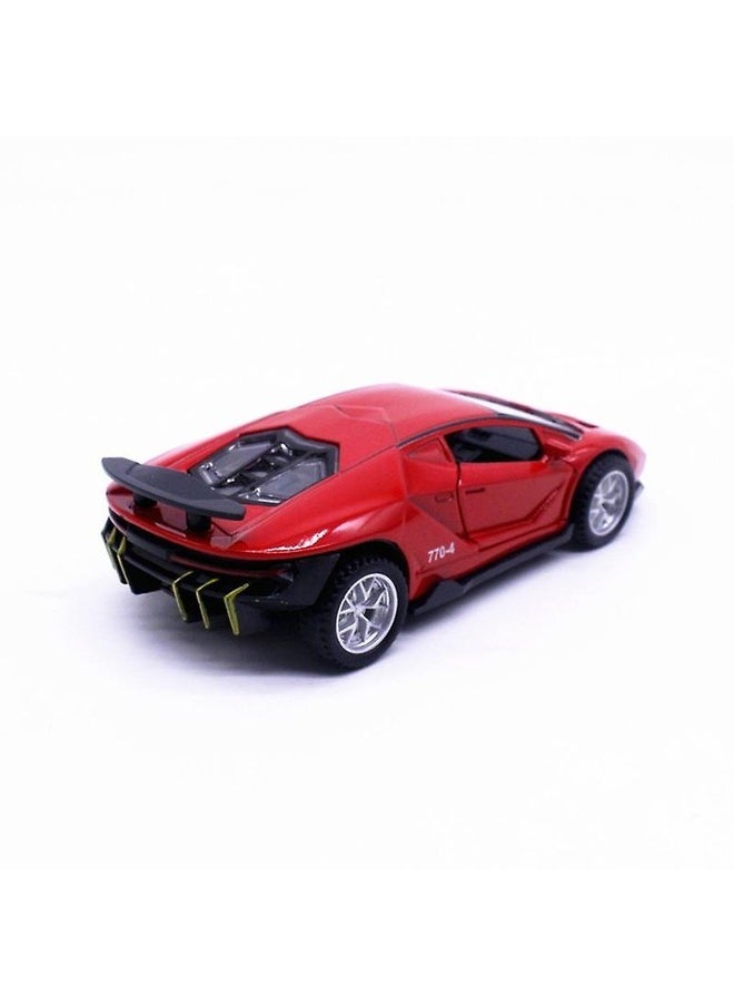Toy Box - Alloy Sports Car Toy Super Sports Car Sliding Door Retractable Car Structure Model Children's Toy Boy's Gift - Image 1