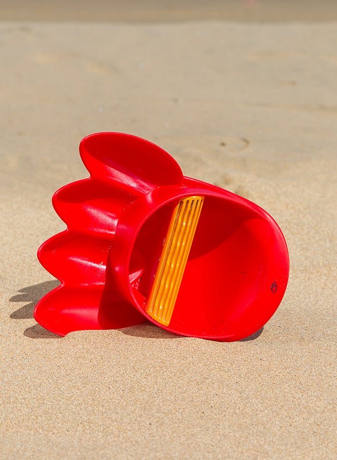 Hape Power Paw Sand Mold Toy for Kids, Beach and Sand Toy for Toddlers, Solid Paw Shape to Dig on Beach Sand, Red Color, Ages 18 Months and Up - Image 4