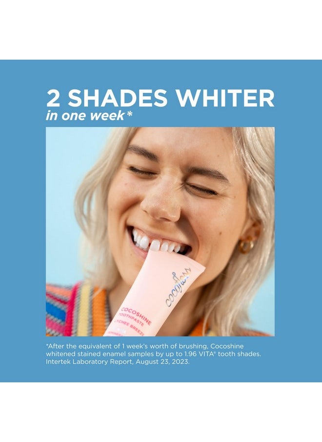 Cocofloss Cocoshine Whitening Toothpaste, Remineralize & Repair Sensitive Teeth, Fluoride-Free With N-Ha, Kid-Friendly, Delicious Mint, 3.4 Oz  - Image 2