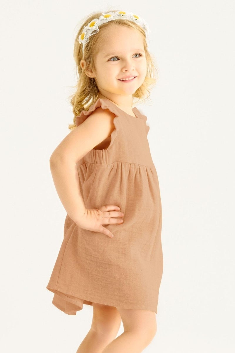 Zepkids Ruffled Sleeveless Dress  - Image 3