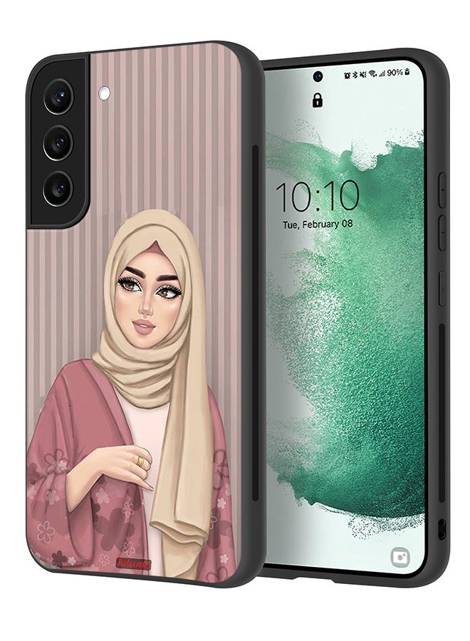 Tolwak Samsung Galaxy S21 FE 5G Protective Case Cover Hijab Girl Art - Image 1
