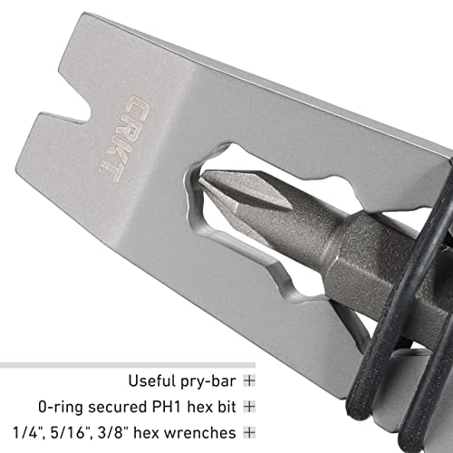 CRKT Pry Cutter Keychain Tool Accessory: Stainless Steel Handle, 9913 - Image 3