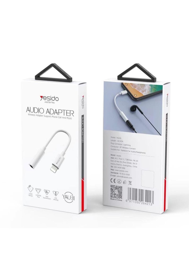 Yesido Audio Cable Lightning Headphone Adapter - Image 2