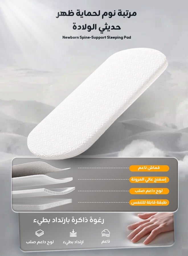 هيبوبي عربة أطفال ثلاثية في واحد قابلة للعكس — سرير نوم + مقعد سيارة + عربة أطفال، قابلة للطي بضغطة واحدة، نظام امتصاص صدمات متطور، حزام أمان بخمس نقاط، أقمشة قابلة للإزالة والغسل، سلة تخزين كبيرة، مناسبة من عمر 0 إلى 6 سنوات - Image 5