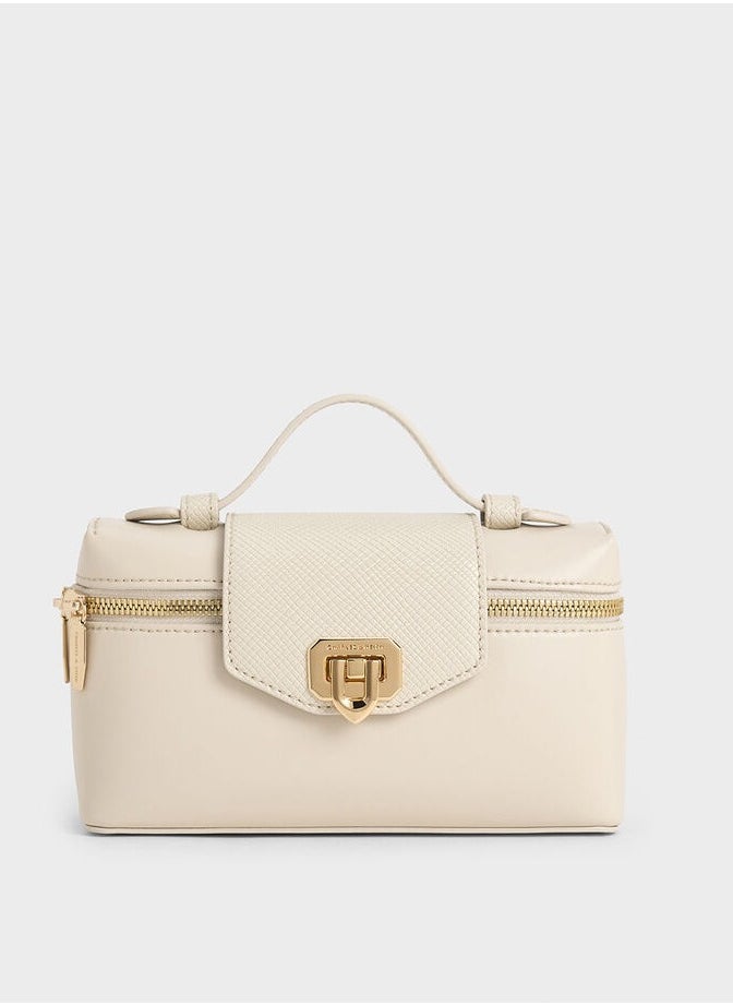 Charles & Keith Arwen Top Handle Vanity Bag  - Image 1