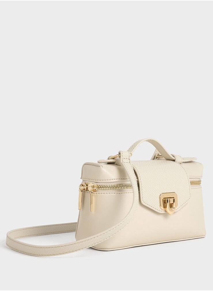 Charles & Keith Arwen Top Handle Vanity Bag  - Image 3
