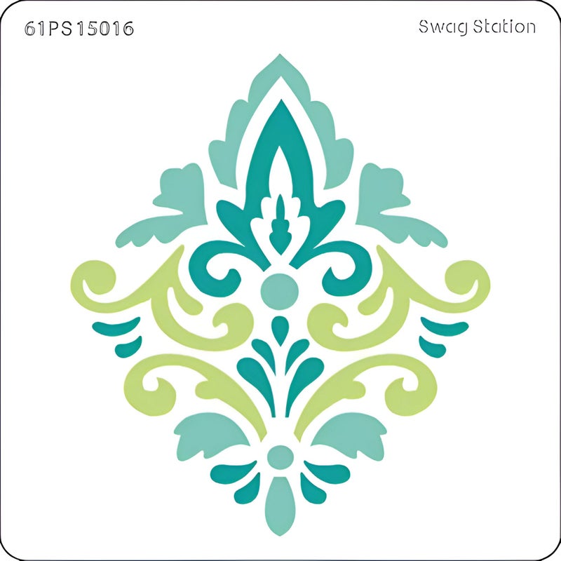 SWAGSTATION Layered Stencil for Art and Craft Indian Motif 6x6 Inches Stencil for Painting - Reusable Template Embossing, Home Decoration, Wall Painting, Art Journal, Stencils for Fabric Painting - Image 2