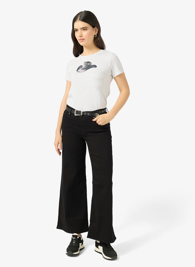 ليفايز جينز واسع الساق بتصميم - Image 1